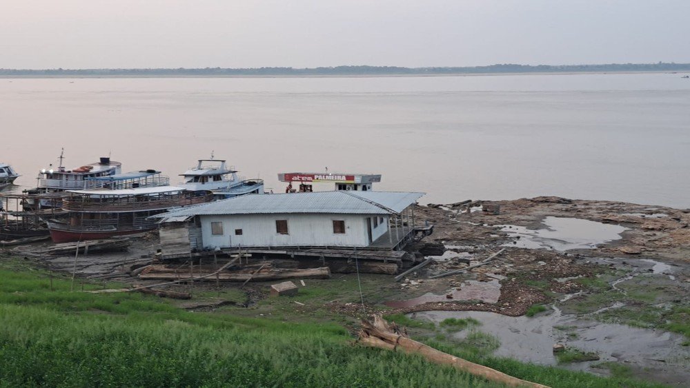 Seca no rio Alto Solimões, no Amazonas, em 2023, é a pior seca já registrada na região