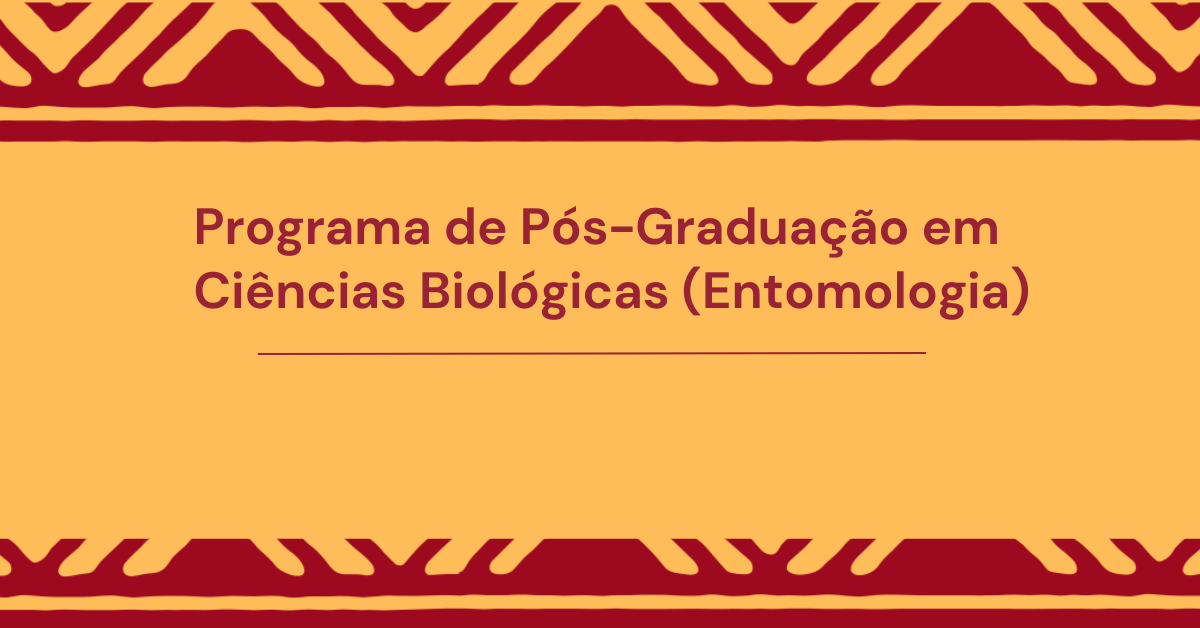 Inscrição aberta para Mestrado em Entomologia com Vagas para Ações Afirmativas
